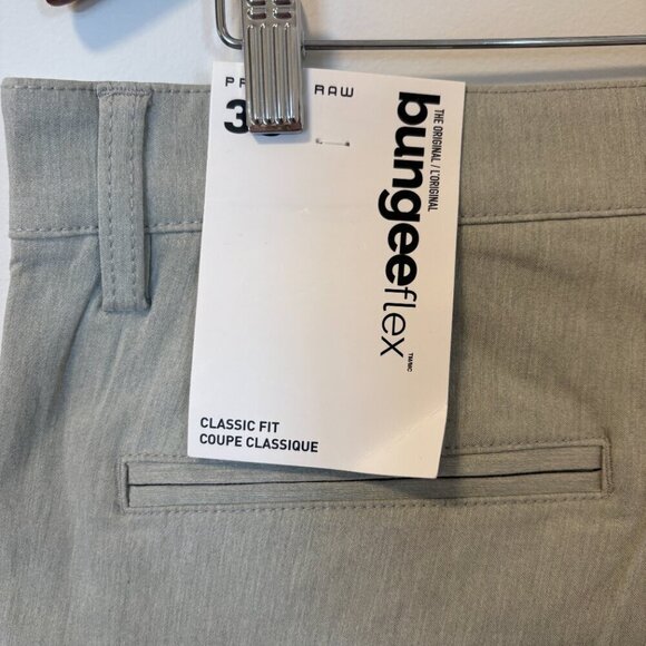 Projek Raw Men’s Bungee Flex Grey Green Classic Fit Pant size 38 NWT - Picture 8 of 10